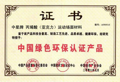 beat365绿色环保证